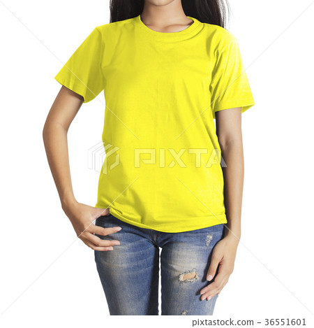 T-shirt on white background T-shirt on white background 36551601