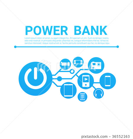Power Bank Battery Concept Portable Charger For Power Bank Battery Concept Portable Charger For 36552163