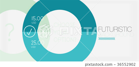 Colorful geometric circle modern abstract 36552902