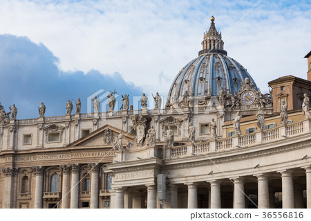 Detail of the Palace of the Vatican, "The Dome" Detail of the Palace of the Vatican, "The Dome" 36556816