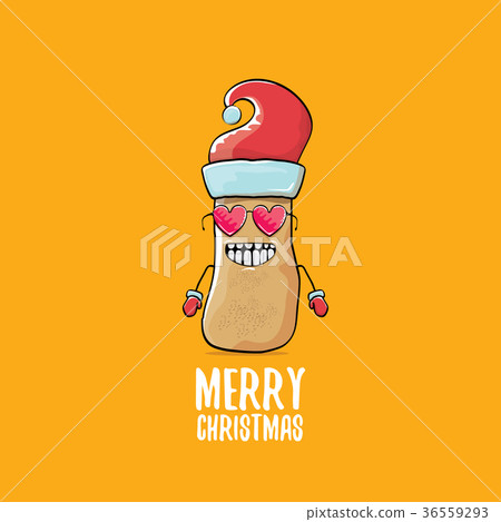 vector funky comic cartoon cute brown smiling 36559293