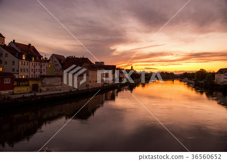 Sunset on the Danube 36560652
