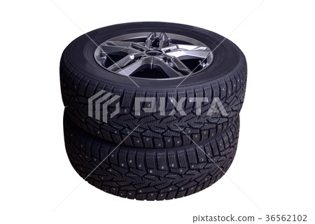 Two winter tires with spikes Two winter tires with spikes 36562102