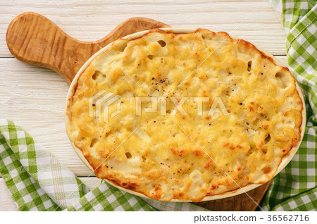 Macaroni and cheese, traditional american food. Macaroni and cheese, traditional american food. 36562716