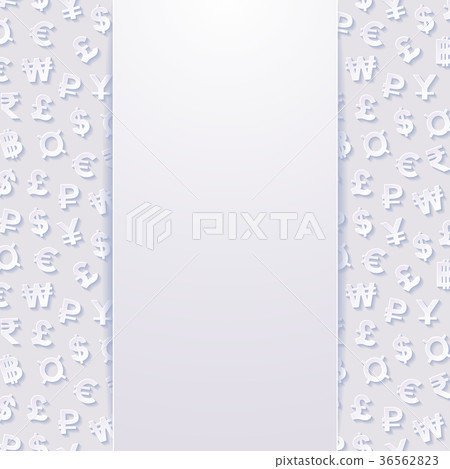 Abstract background with currency symbols. Abstract background with currency symbols. 36562823