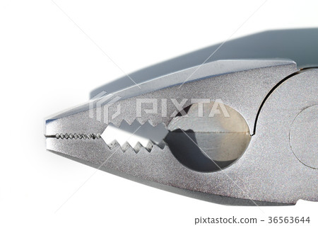 pliers closeup on white background pliers closeup on white background 36563644