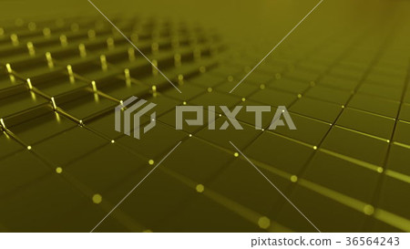 Golden bars background, 3D rendering 36564243