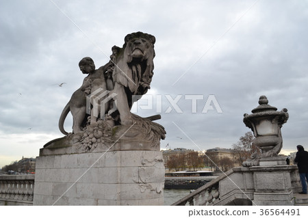 Lion and angel 36564491