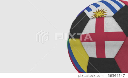 Football ball featuring different national teams Football ball featuring different national teams 36564547