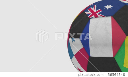 Football ball featuring different national teams Football ball featuring different national teams 36564548