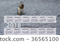 the calendar for 2018year. the 36565100