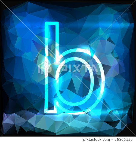 letter B SMALL PRIZE. Spotted blue background 36565133