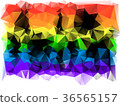triangles background. different-colored 36565157