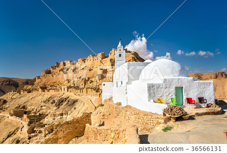 Mosque at Chenini, a a fortified Berber village in 36566131