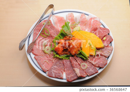 燒烤餐廳菜單拼盤 燒烤餐廳菜單拼盤 36568647