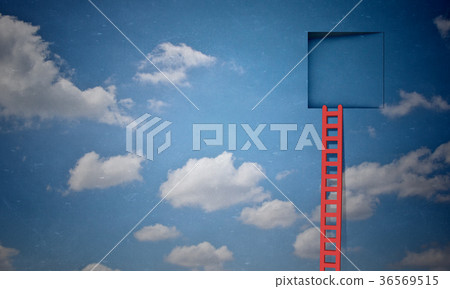 Door in blue sky Door in blue sky 36569515