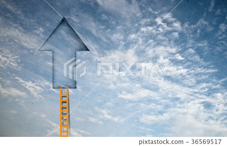 Door in blue sky Door in blue sky 36569517