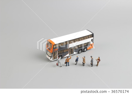 toys of bus figure with white background toys of bus figure with white background 36570174