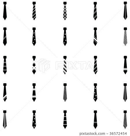 tie icon set 36572454