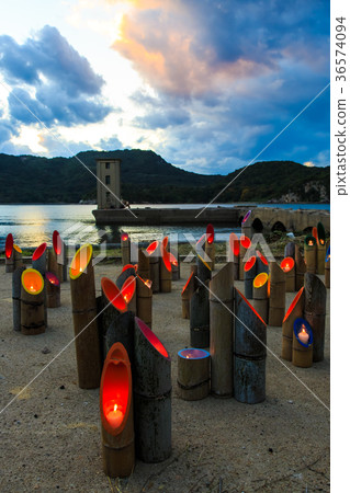Katajima Bamboo Lantern Festival Dusk Katajima torpedo test site ruins Katajima Bamboo Lantern Festival Dusk Katajima torpedo test site ruins 36574094