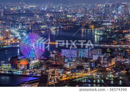 Osaka night view 36574390