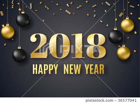 2018 New Year background 36577041