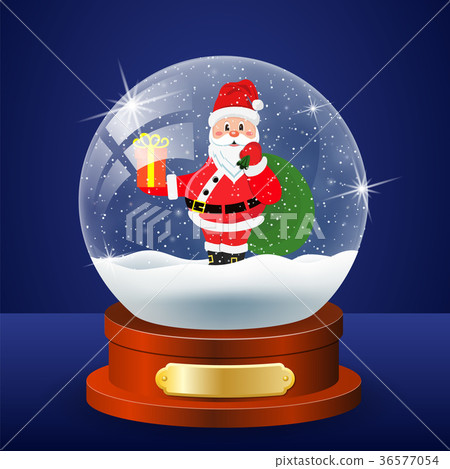 Christmas winter landscape globe 36577054