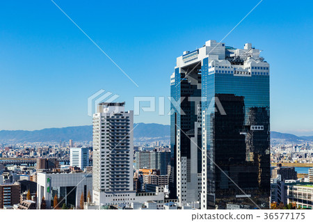 Urban buildings. Kita Ward, Osaka City. 36577175