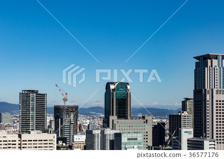 Urban buildings. Kita Ward, Osaka City. 36577176