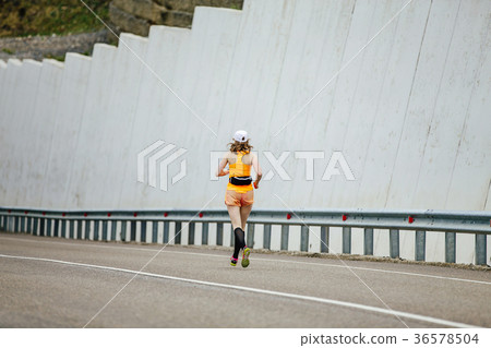 young woman runner young woman runner 36578504