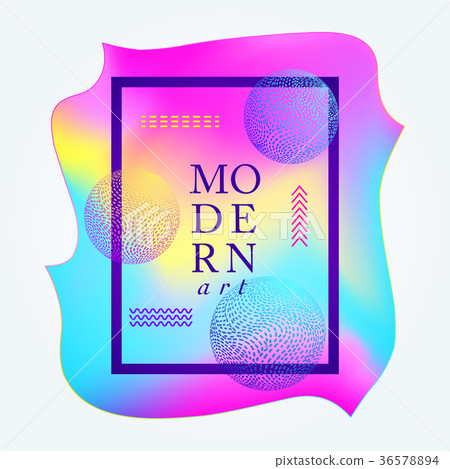 Modern colorful poster Modern colorful poster 36578894