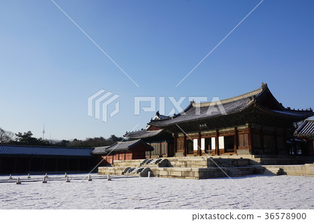 Changgyeonggung宮Akimasa的雪化妝 36578900