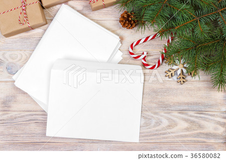 Empty envelope with wishlist for Santa Claus Empty envelope with wishlist for Santa Claus 36580082