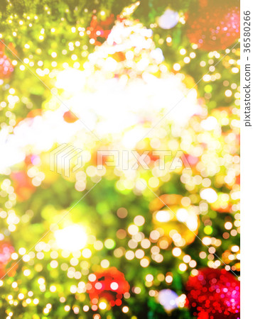 blur background light Christmas tree night, blur 36580266