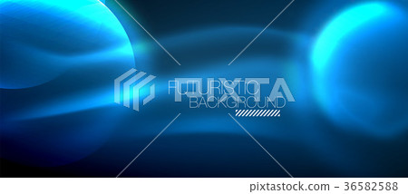 Glowing glass circles 36582588