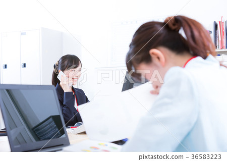 工作女性僱員OL商人辦公室工作者辦公室圖像企業圖像 36583223