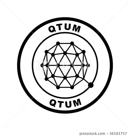 虛擬貨幣圖標（Qutam / Qtum） 36583757