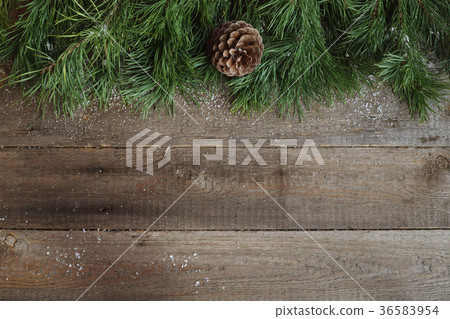 Christmas card on wooden background Christmas card on wooden background 36583954
