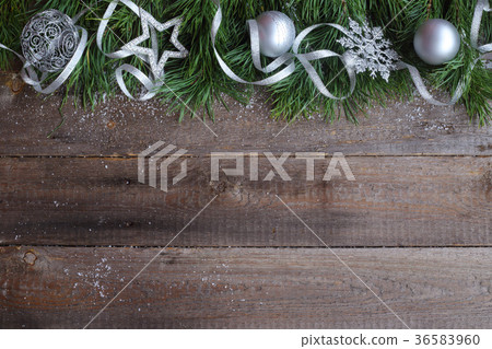 Christmas card on wooden background Christmas card on wooden background 36583960