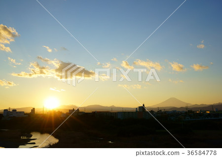 Dusk of New Year's Day Dusk of New Year's Day 36584778