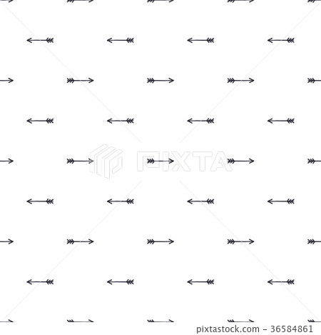Arrow pattern. Set of arrow symbols seamless Arrow pattern. Set of arrow symbols seamless 36584861