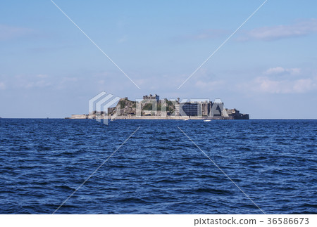 Nagasaki's Gunkanjima World Cultural Heritage Site Nagasaki tourist spot Popular spot Nagasaki's Gunkanjima World Cultural Heritage Site Nagasaki tourist spot Popular spot 36586673