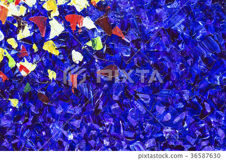Abstract hand paint picturesque dark blue acrillic Abstract hand paint picturesque dark blue acrillic 36587630