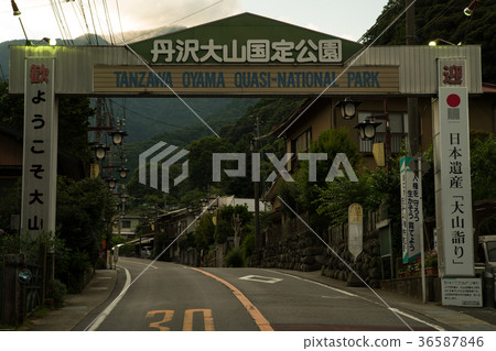神奈川縣大山Shubobo街的大門 神奈川縣大山Shubobo街的大門 36587846