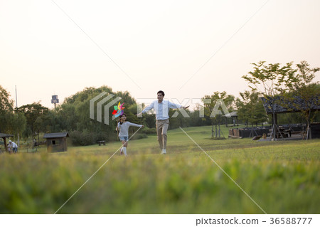Dad and daughter Dad and daughter 36588777