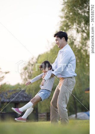 Dad and daughter Dad and daughter 36588792