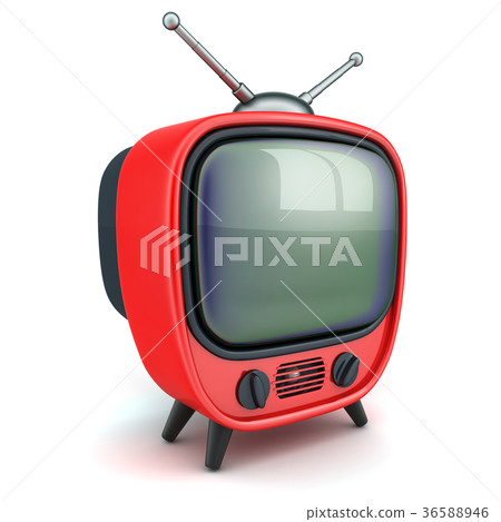 Old red TV 36588946