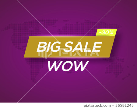 Weekend sale banner, special offer 36591243