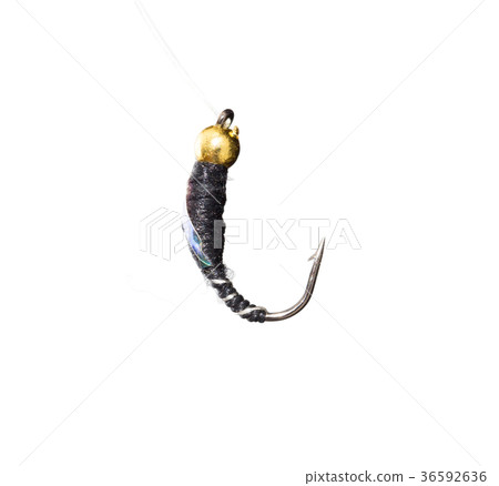 fly for fishing on a white background 36592636