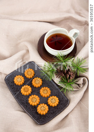 Isolated shot in studio - the Korean traditional colorful refreshments. 078 Isolated shot in studio - the Korean traditional colorful refreshments. 078 36595857